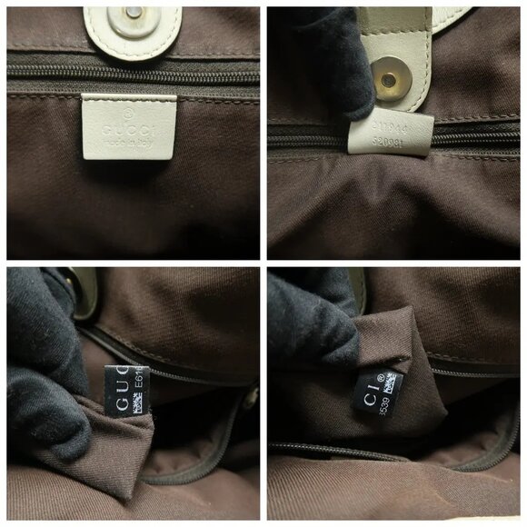 GUCCI Brown Leather Tote Bag 195-122024 - Picture 11 of 12